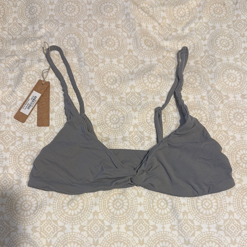 SKIMS Gray Triangle Bralette Intimates